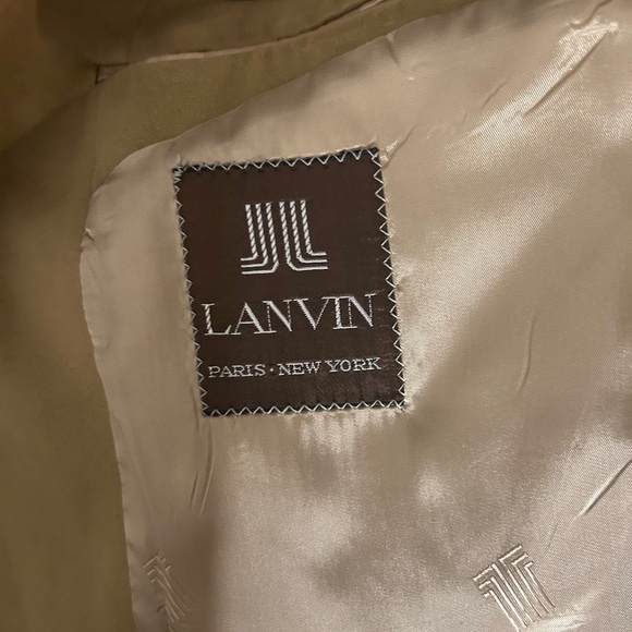 Lanvin Tan Men's Blazer Jacket Vintage - Picture 14 of 16